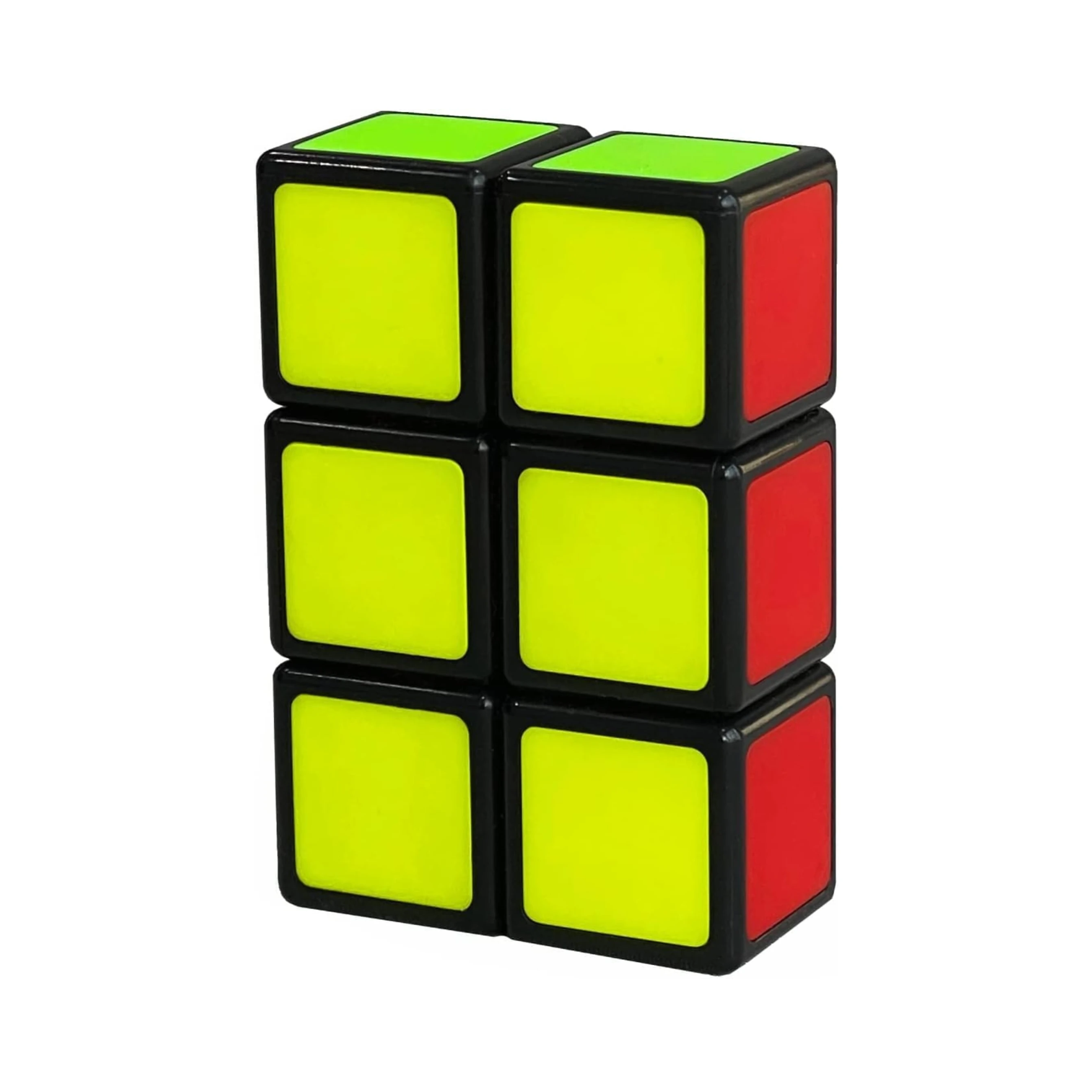 HAWKISTER All Ages QIYI 1X2X3 Speed Cube Magic Speed Cube Black Base With Embes Patches