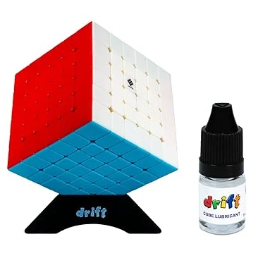 Cubelelo Drift 6x6 with Cube Lubricant and Stand Combo | High-Performance Speed Cube | Smooth Turning & Durable
