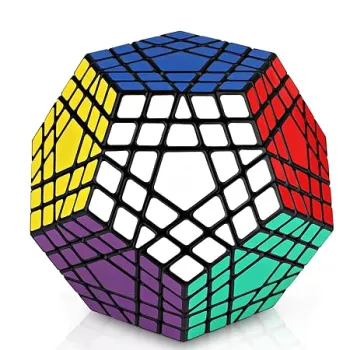 Ganowo 5x5x5 Megaminx Speed Cube | 12 Color Stickers | Smooth Dodecahedron Puzzle | Black, 1 Set, 1 Item, 1 Piece, Ages 3+ : Amazon.in: Toys & Games